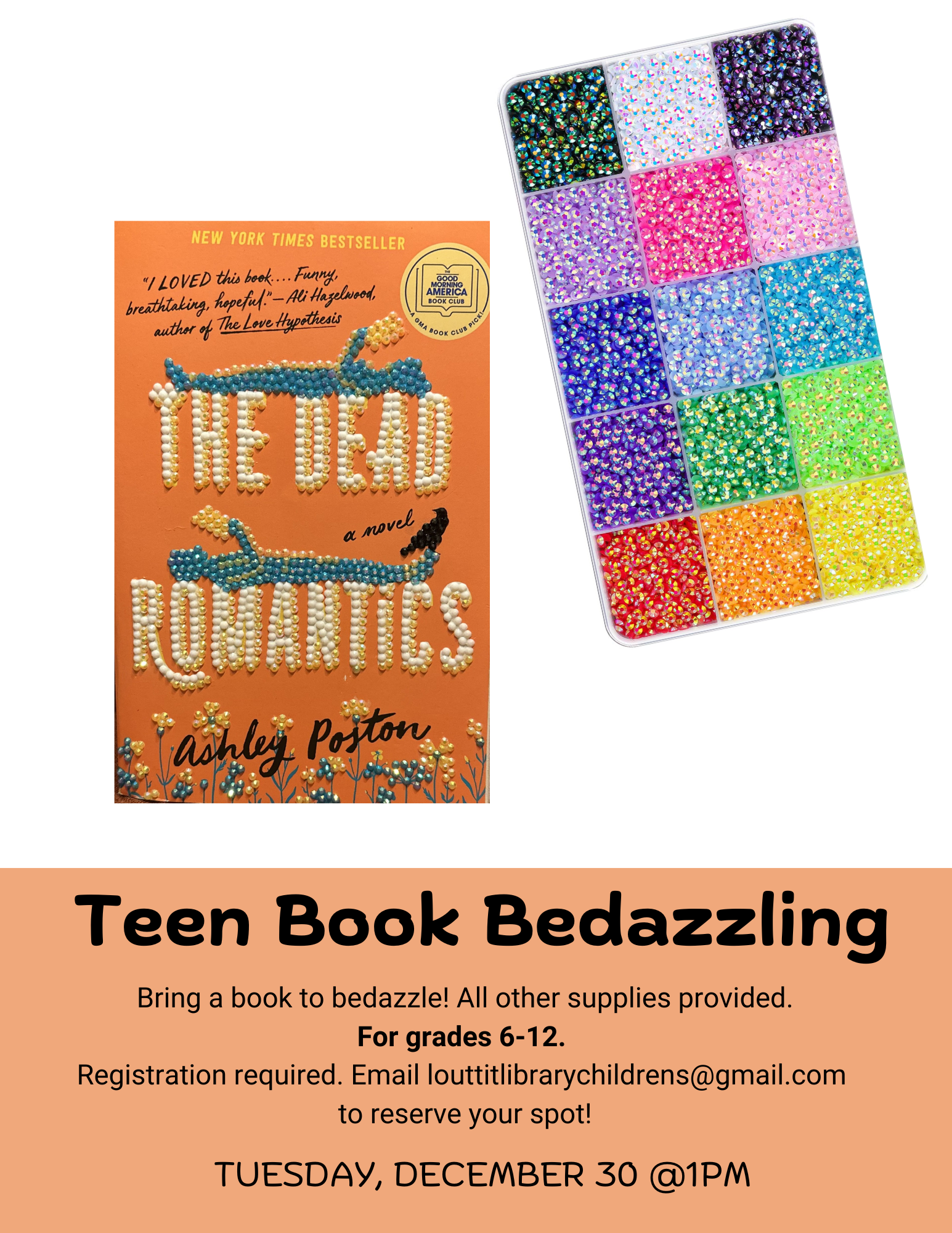 Teen Book Bedazzling
