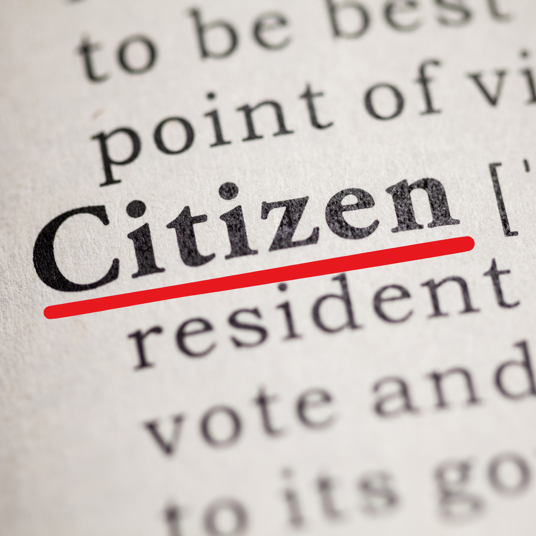 The word citizen