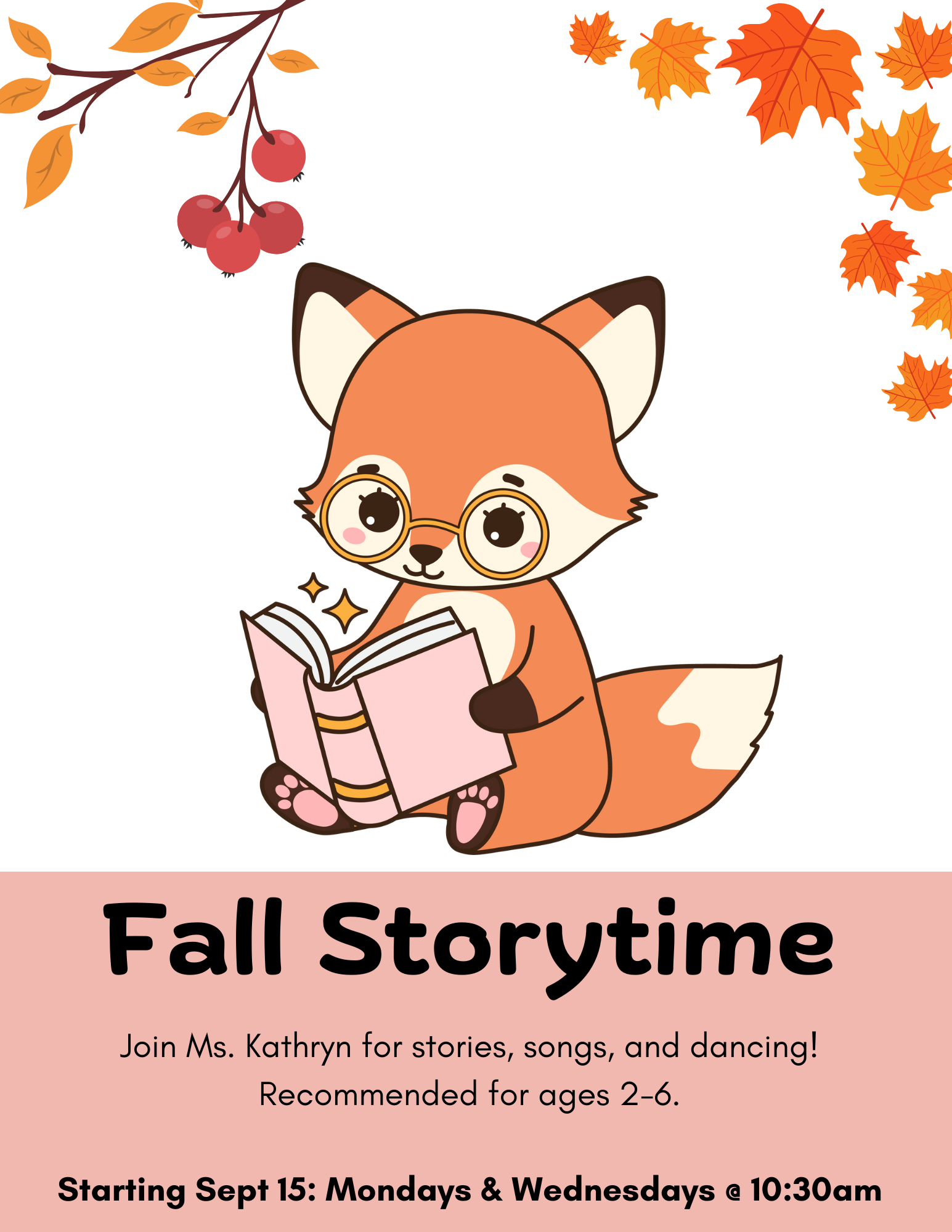 storytime flier