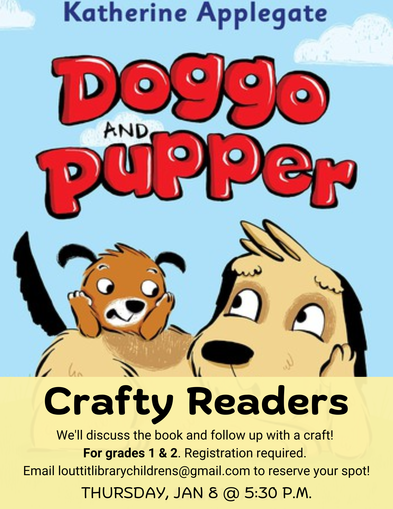 Crafty Readers flier