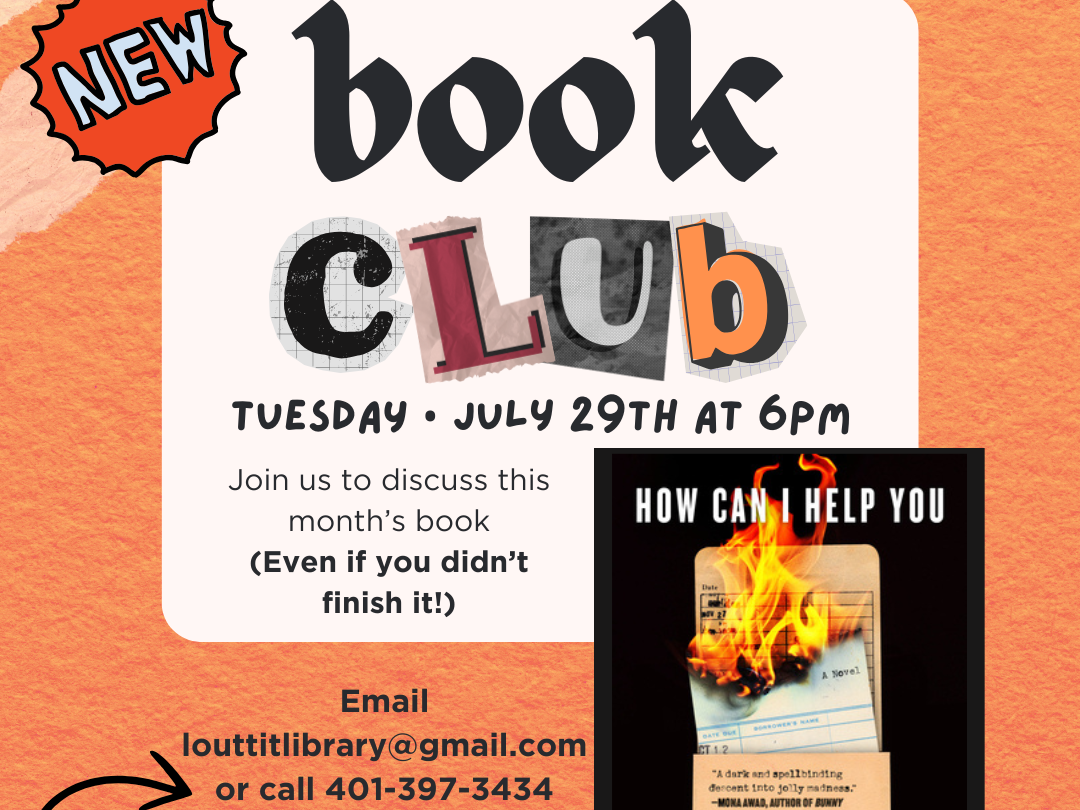 Book Club flier