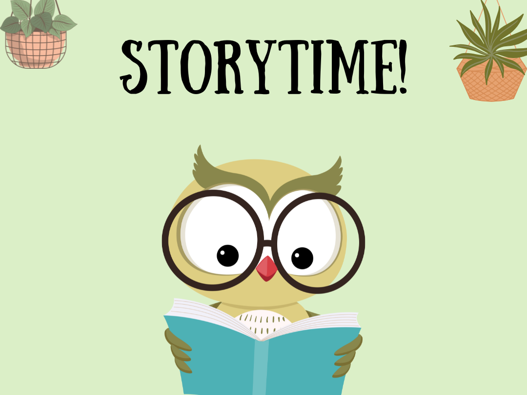 Image of an owl with glasses reading a book.