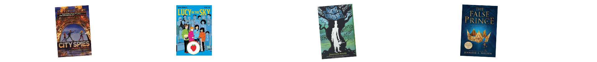 Images of book and graphic novel covers.